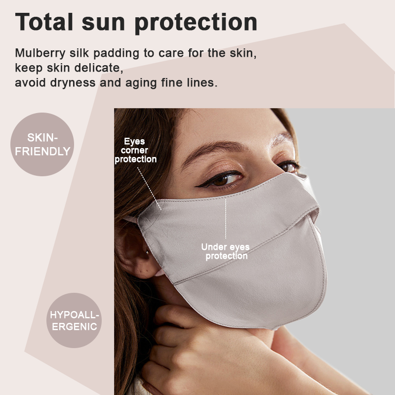 Mulberry Silk Breathable Sunscreen Face Mask