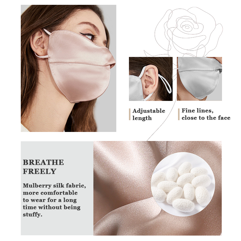 Mulberry Silk Breathable Sunscreen Face Mask