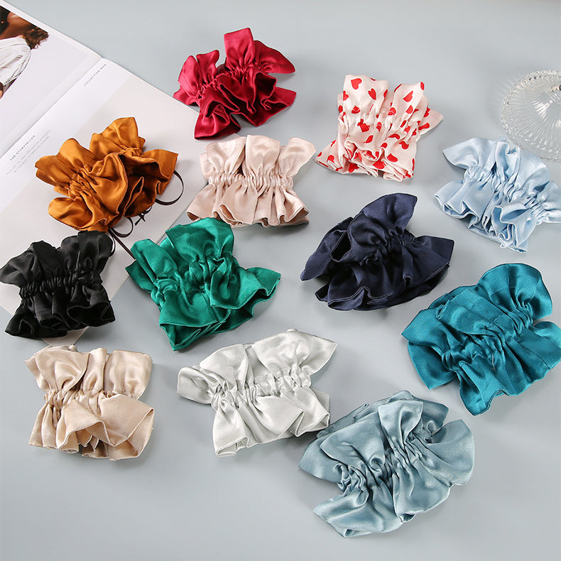 Satin Silk Hair Scrunchies