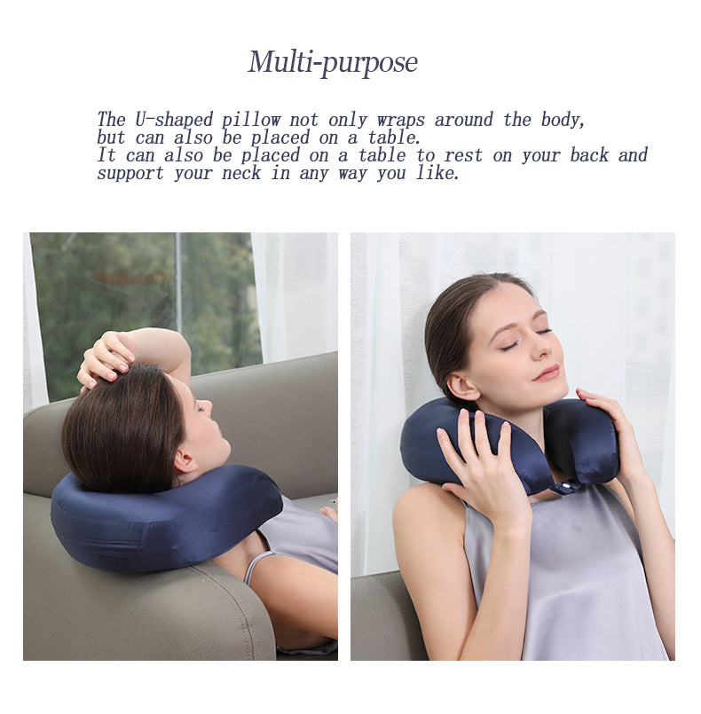 Silk U-Shaped Neck Travel Pillow