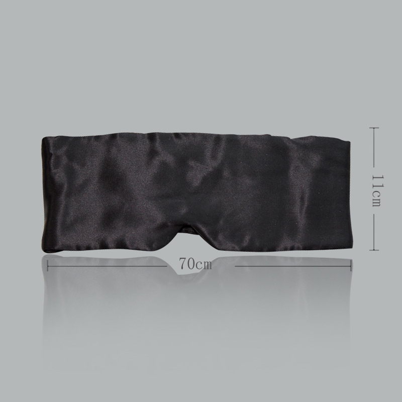19 Momme Velcro Silk Eye Mask for Travel and Nap